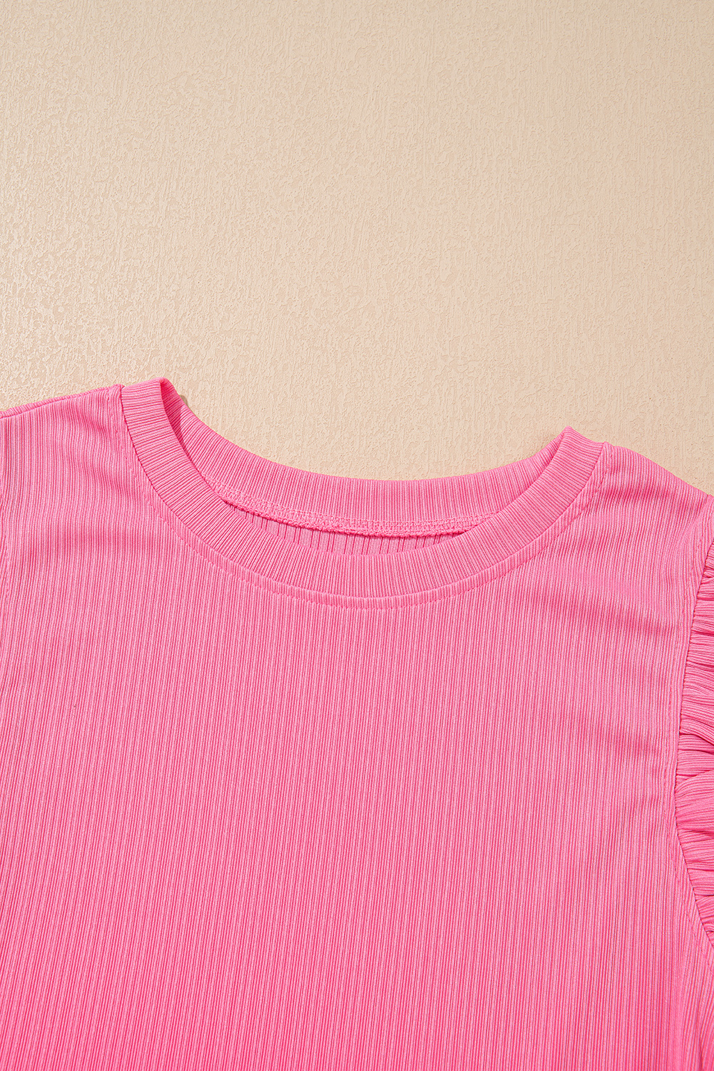 Casual Summer Two Piece Dress, Textured Sleeveless Crop Set - Detail View 9 Casual Summer Two Piece Dress, Textured Sleeveless Crop Set - Detail View 9