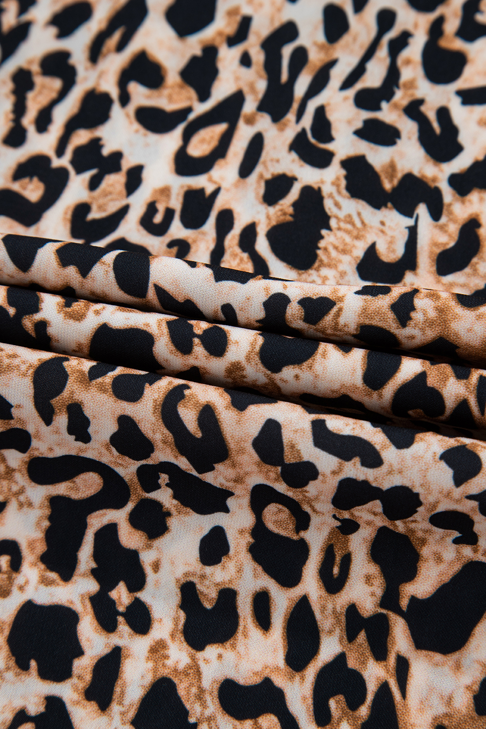 Stylish Apricot Leopard Print Top - Perfect for Daily Wear and Summer Outings - Detail View 11 Stylish Apricot Leopard Print Top - Perfect for Daily Wear and Summer Outings - Detail View 11