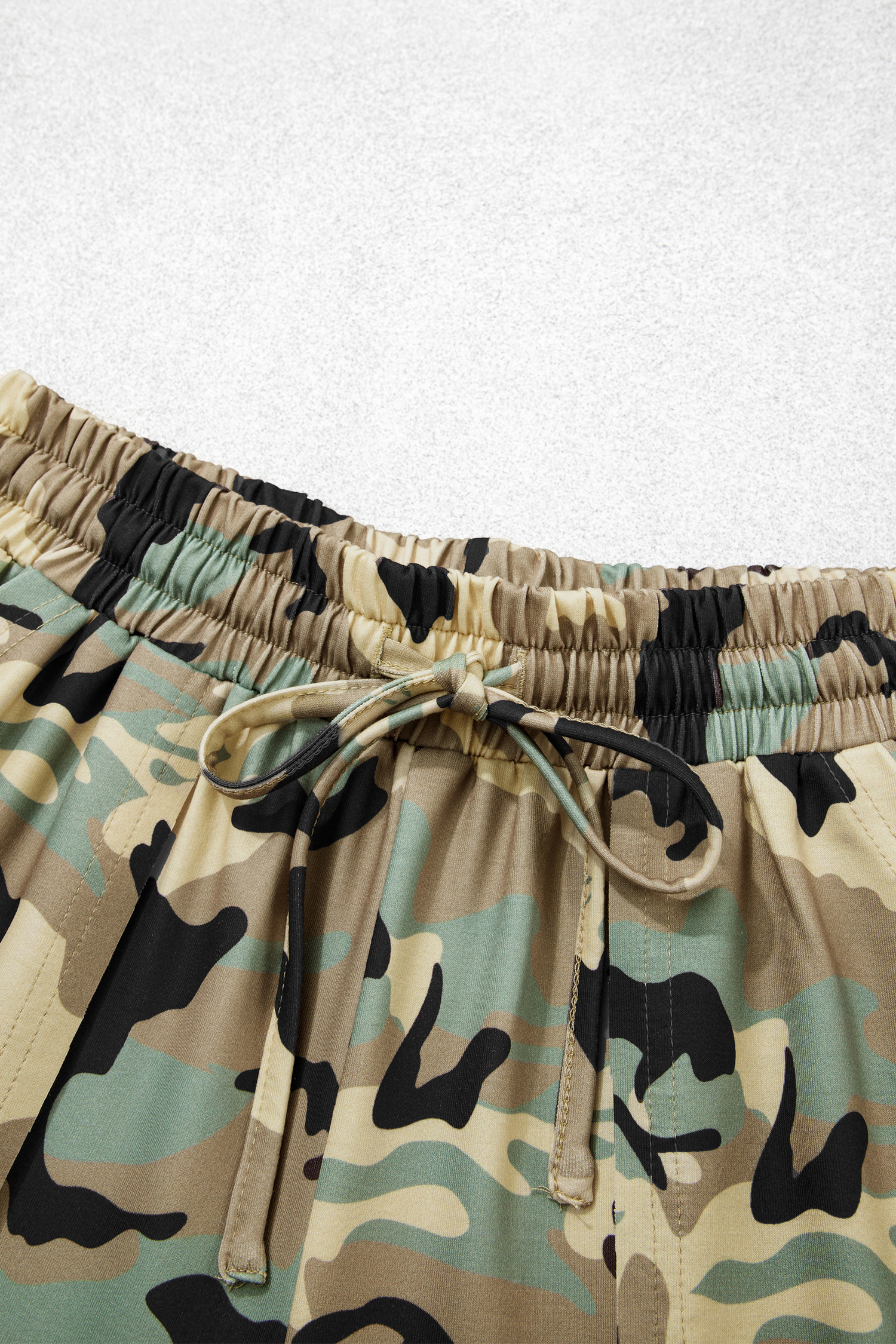 Women's Drawstring Wide Leg Pants, Cozy All Season Trousers - Detail View 9 Women's Drawstring Wide Leg Pants, Cozy All Season Trousers - Detail View 9