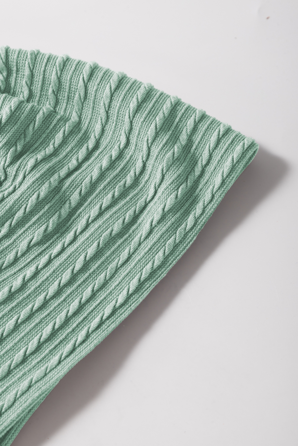 Comfortable and Chic Moonlight Jade Textured Top - Perfect for Summer Outfits - Detail View 7 Comfortable and Chic Moonlight Jade Textured Top - Perfect for Summer Outfits - Detail View 7
