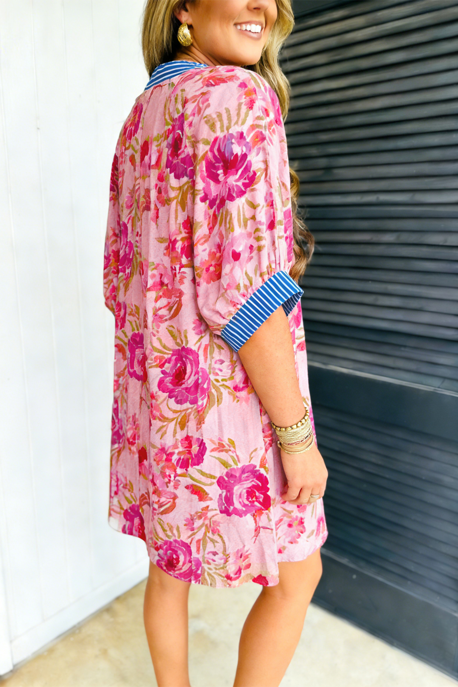 Women's Country Floral Dress – Sweet Summer Gift Idea - Detail View 3 Women's Country Floral Dress – Sweet Summer Gift Idea - Detail View 3