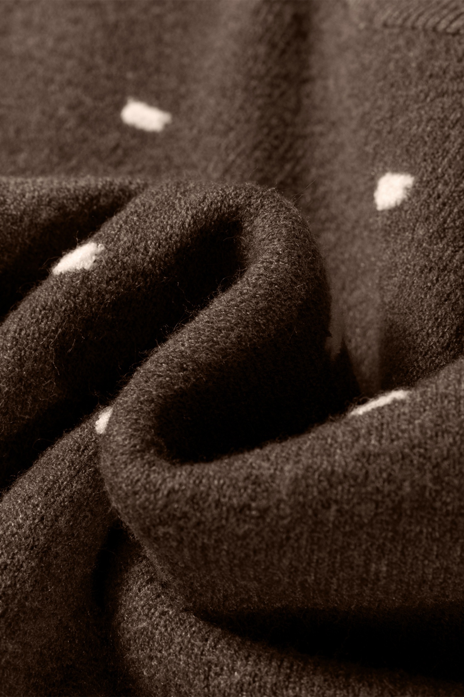 Southern Belle Style Women's Coffee Knit Sweater – Versatile Autumn Layering - Detail View 9 Southern Belle Style Women's Coffee Knit Sweater – Versatile Autumn Layering - Detail View 9