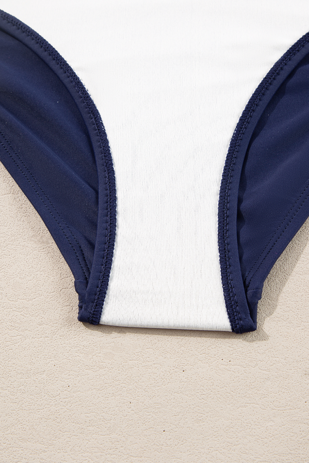 Stylish Color Block Tankini Set: Bodycon Fit with Strappy Back for Beach Vacations - Detail View 31 Stylish Color Block Tankini Set: Bodycon Fit with Strappy Back for Beach Vacations - Detail View 31
