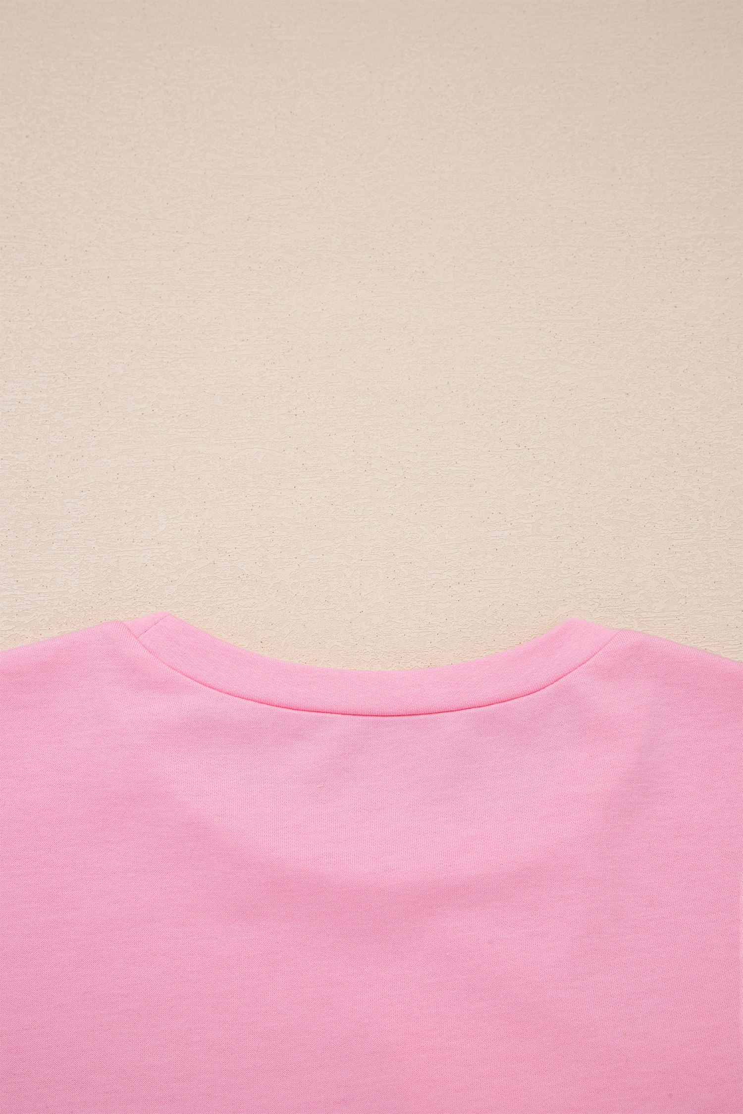 Women's Pink Bow Detail T-Shirt – Casual Half Sleeve Round Neck Shift Top - Detail View 7 Women's Pink Bow Detail T-Shirt – Casual Half Sleeve Round Neck Shift Top - Detail View 7