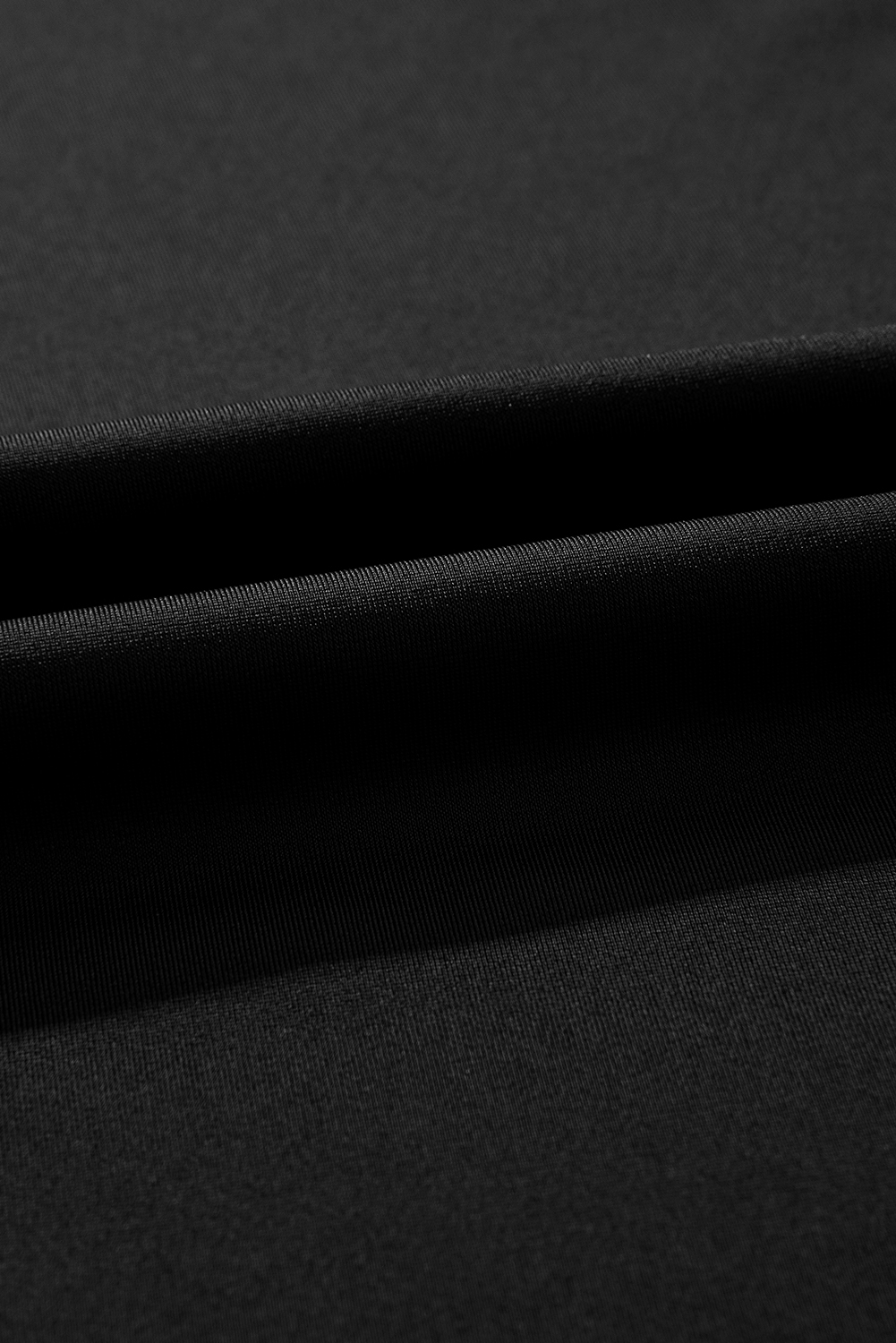 Versatile Black Swim Skort with Crossover Waist for Beach and Pool - Detail View 11 Versatile Black Swim Skort with Crossover Waist for Beach and Pool - Detail View 11