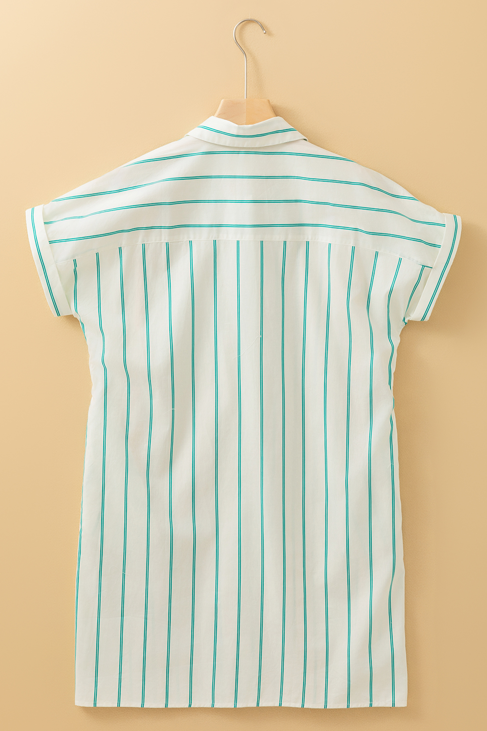 Comfortable Shift Dress for Women - Short Sleeve, Pocket Detail, Perfect for St. Patrick's Day - Detail View 7 Comfortable Shift Dress for Women - Short Sleeve, Pocket Detail, Perfect for St. Patrick's Day - Detail View 7