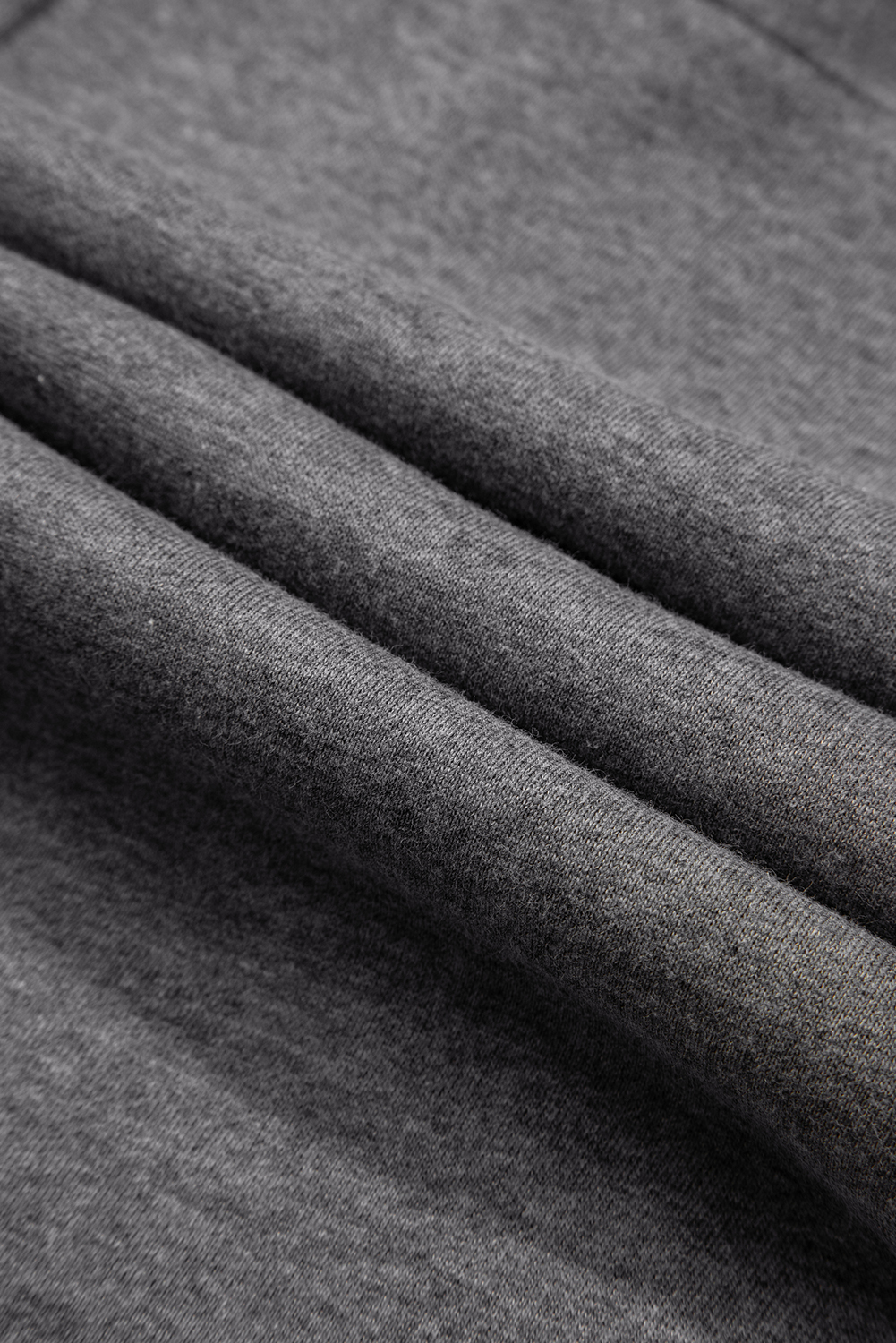 Cozy Women's Patchwork Ribbed Dress in Dark Grey – Long Sleeve Daily Comfort - Detail View 23 Cozy Women's Patchwork Ribbed Dress in Dark Grey – Long Sleeve Daily Comfort - Detail View 23