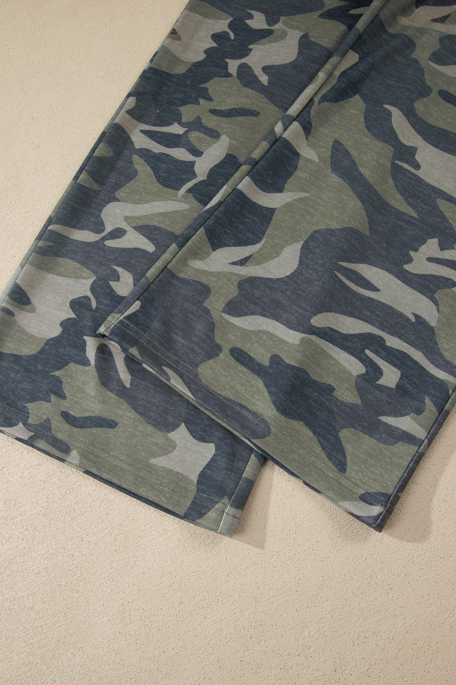 Trendy Women's Green Camo Tank and Pant Set – High Waist Sleeveless Summer Outfit for Teens - Detail View 12 Trendy Women's Green Camo Tank and Pant Set – High Waist Sleeveless Summer Outfit for Teens - Detail View 12