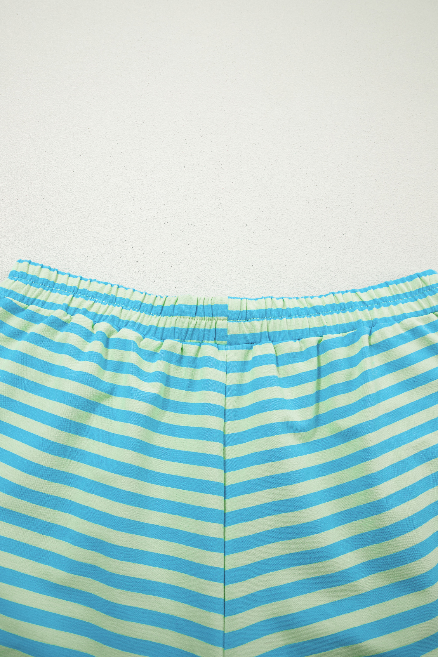Southern Belle Striped Two Piece Outfit – Women’s Long Sleeve Top and Shorts with Pockets - Detail View 12 Southern Belle Striped Two Piece Outfit – Women’s Long Sleeve Top and Shorts with Pockets - Detail View 12