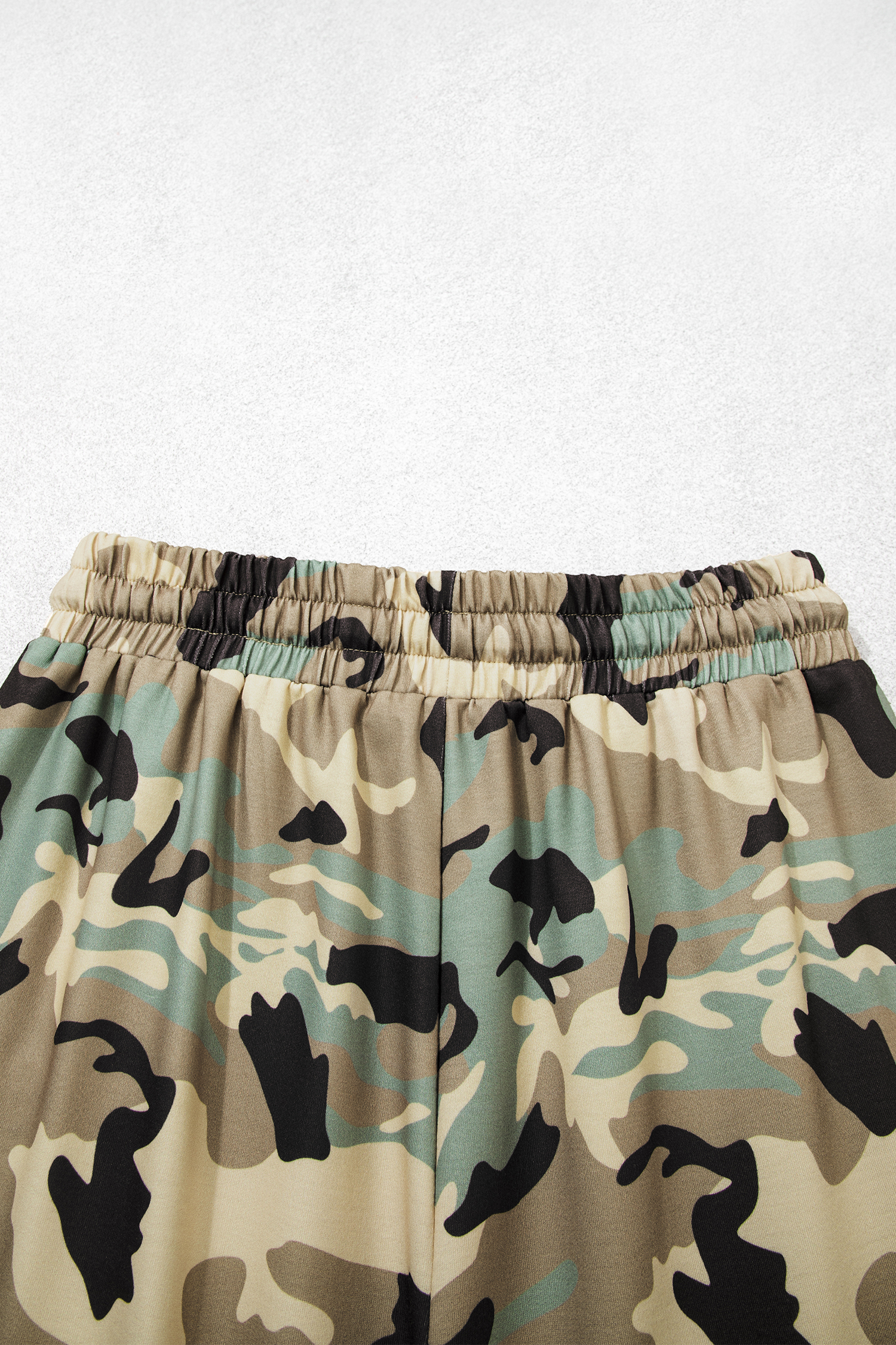 Women's Camo Wide Leg Pants, Casual High Waist Trousers - Detail View 13 Women's Camo Wide Leg Pants, Casual High Waist Trousers - Detail View 13
