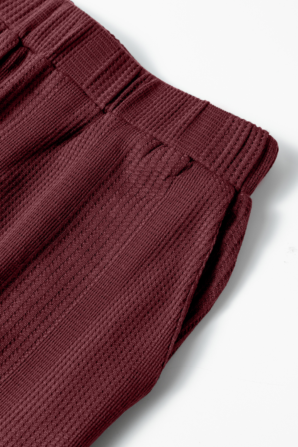 Chic and Comfortable Solid Color Ribbed Lounge Set for Daily Wear - Perfect for Summer - Detail View 23 Chic and Comfortable Solid Color Ribbed Lounge Set for Daily Wear - Perfect for Summer - Detail View 23