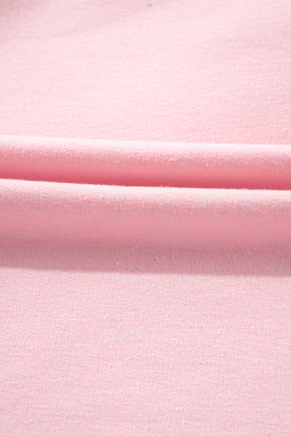 Women's T-Shirt, Gossamer Pink, Color Block, Half Buttoned, Ruffled Short Sleeve, Casual Wear, Summer Fashion, Relaxed Fit, Contemporary Style, Daily Wear, Stylish Top, Country Style, Comfortable Fabric, Versatile Outfit - Detail View 16 Women's T-Shirt, Gossamer Pink, Color Block, Half Buttoned, Ruffled Short Sleeve, Casual Wear, Summer Fashion, Relaxed Fit, Contemporary Style, Daily Wear, Stylish Top, Country Style, Comfortable Fabric, Versatile Outfit - Detail View 16