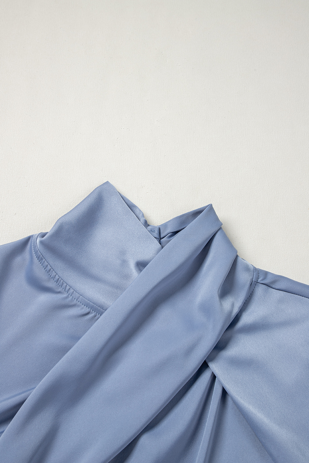 Women's Flowy Long Sleeve Blouse, Elegant Ivy Work Shirt - Detail View 9 Women's Flowy Long Sleeve Blouse, Elegant Ivy Work Shirt - Detail View 9