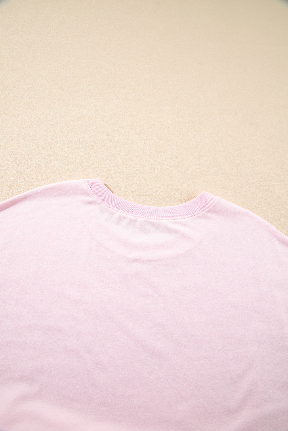 Women's Dress, Light Pink, Solid Color, Babydoll Style, Pocketed Dress, Raw Edge Detailing, Casual Summer Dress, Short Sleeve, Round Neck, Feminine Look, Playful Style, Daily Wear, Mini Dresses - Detail View 12 Women's Dress, Light Pink, Solid Color, Babydoll Style, Pocketed Dress, Raw Edge Detailing, Casual Summer Dress, Short Sleeve, Round Neck, Feminine Look, Playful Style, Daily Wear, Mini Dresses - Detail View 12