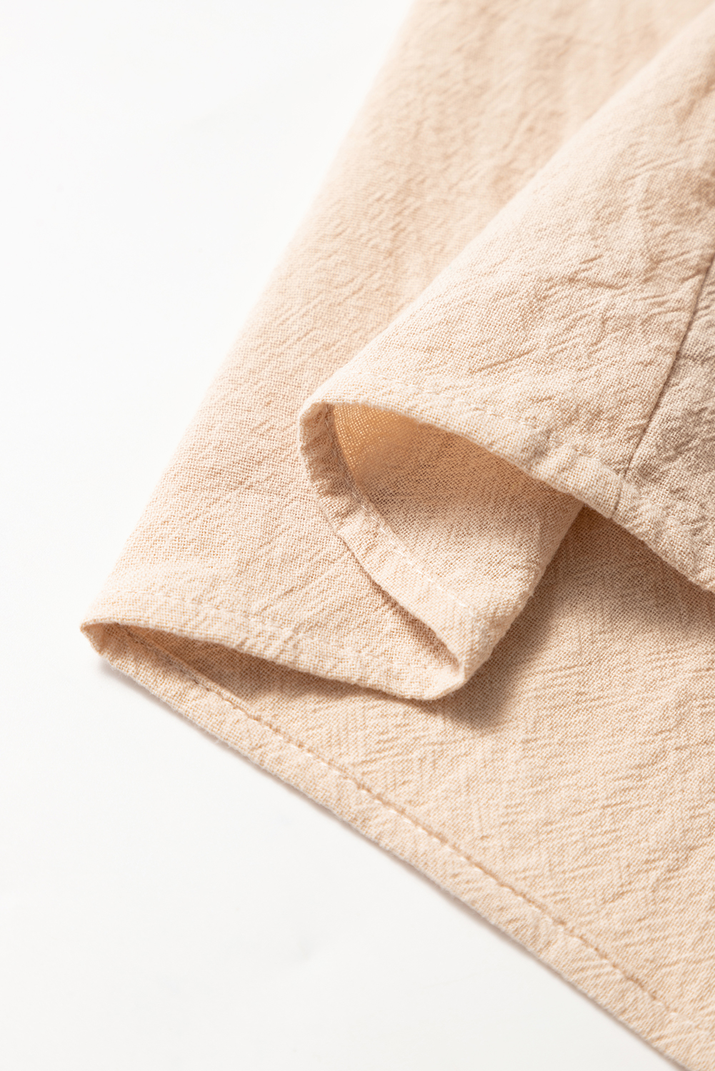 Women's Dress, Jet Stream, Linen, Embroidery, Split Neck, Pom Pom Detail, Ruffle Sleeves, Floral Print, V Neck, Short Dress, Casual, Vacation Wear, Beach Dress, Chic Style, Elegant Design, Cotton Dress, Southern Belle - Detail View 12 Women's Dress, Jet Stream, Linen, Embroidery, Split Neck, Pom Pom Detail, Ruffle Sleeves, Floral Print, V Neck, Short Dress, Casual, Vacation Wear, Beach Dress, Chic Style, Elegant Design, Cotton Dress, Southern Belle - Detail View 12