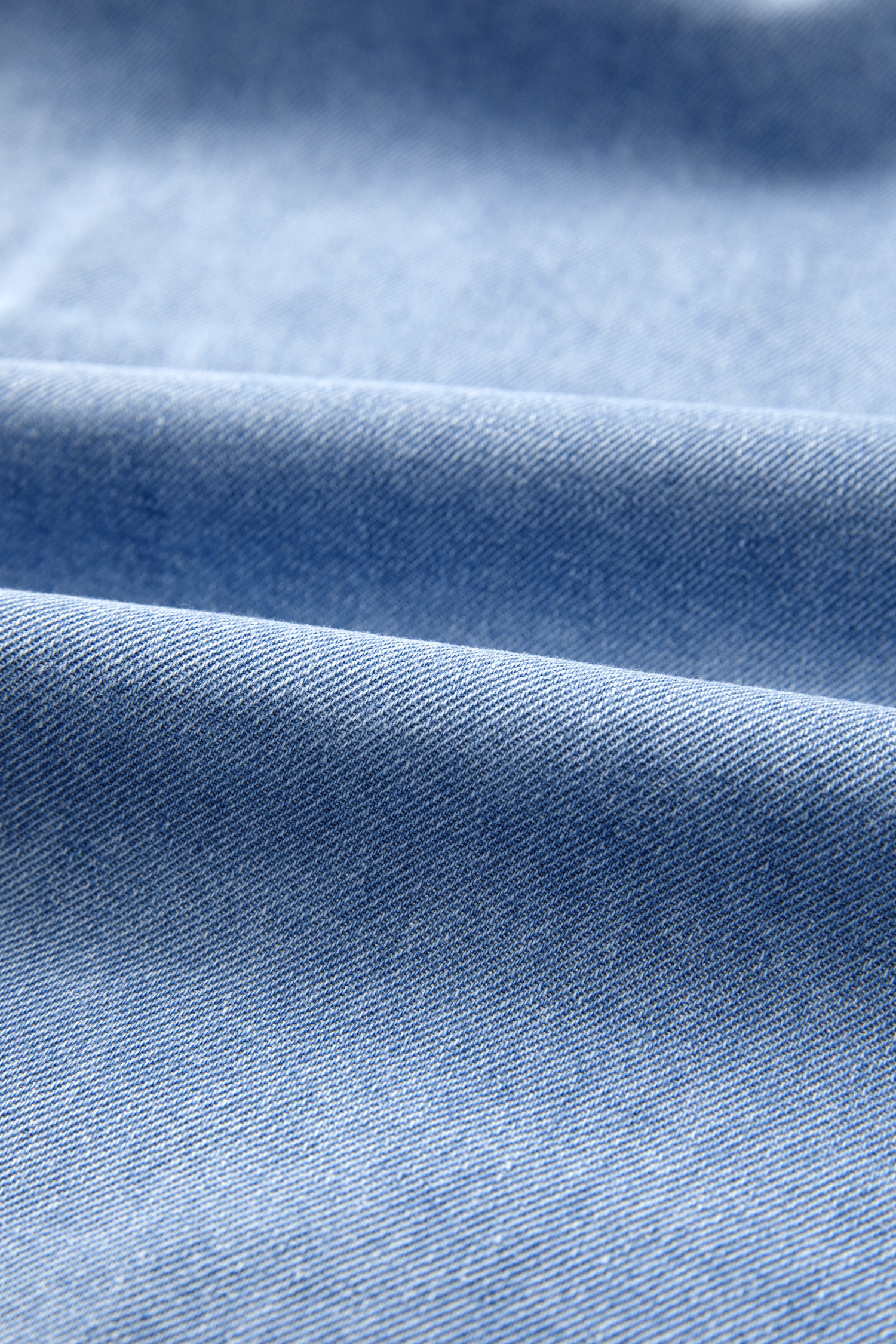 Women's Beau Blue Denim Top – Frilled Collar Flutter Sleeve Shirt, Casual Western Shift Blouse - Detail View 10 Women's Beau Blue Denim Top – Frilled Collar Flutter Sleeve Shirt, Casual Western Shift Blouse - Detail View 10