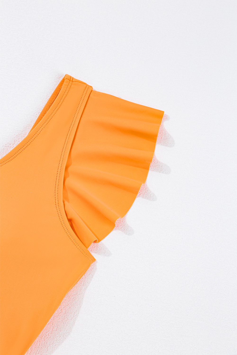 Stylish Backless One Piece Swimsuit with Knotted Detail and Ruffles - Perfect for Summer - Detail View 11 Stylish Backless One Piece Swimsuit with Knotted Detail and Ruffles - Perfect for Summer - Detail View 11
