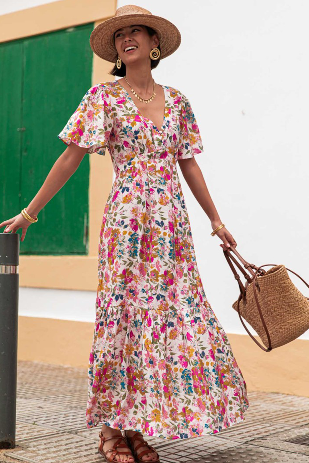 Trendy Fit and Flare High Waist Dress for Weddings, Vacations, and Daily Wear - Detail View 11 Trendy Fit and Flare High Waist Dress for Weddings, Vacations, and Daily Wear - Detail View 11