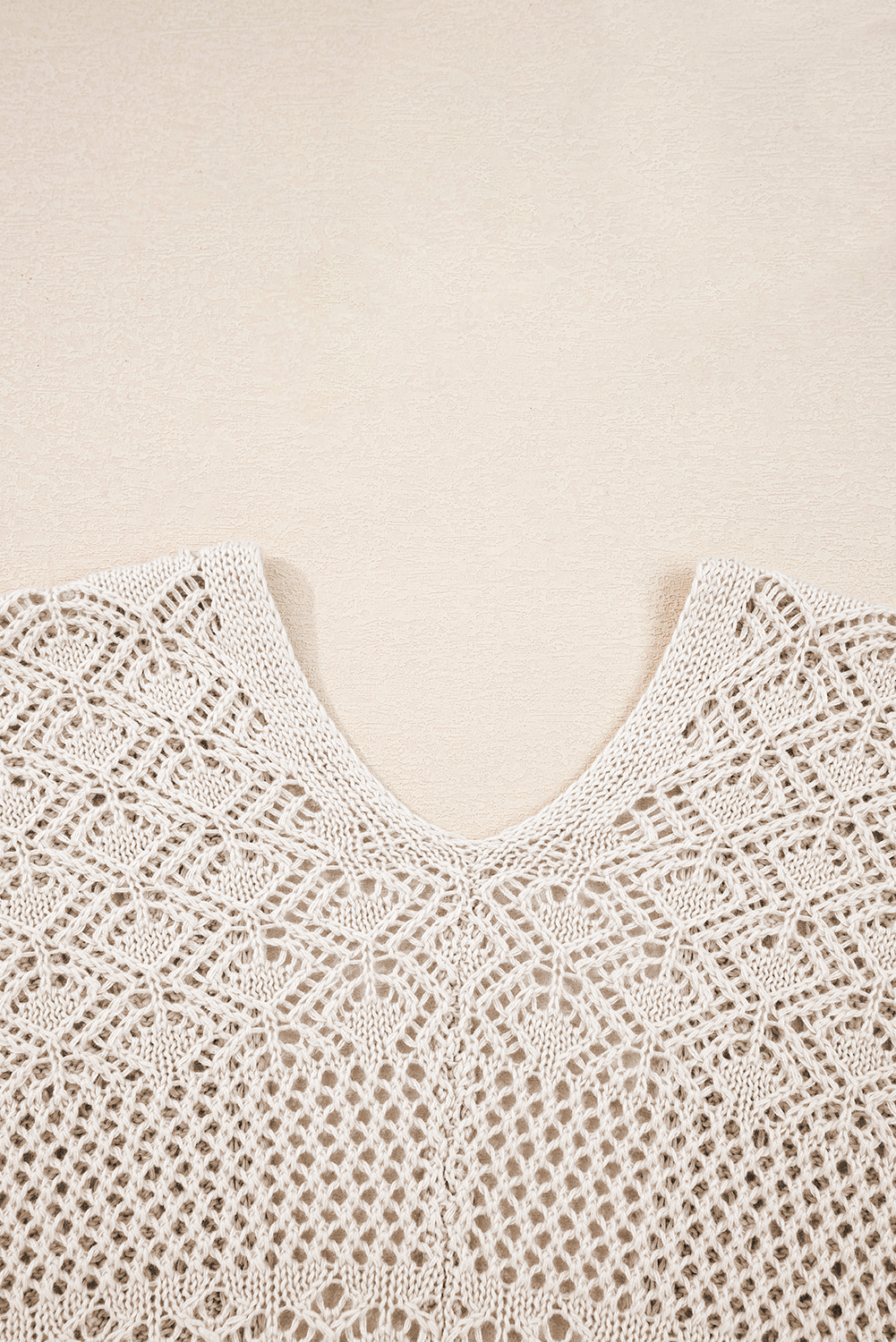 Women's Jet Stream Hollowed Knit Open Front Cardigan - Casual Long Sleeve - Detail View 13 Women's Jet Stream Hollowed Knit Open Front Cardigan - Casual Long Sleeve - Detail View 13