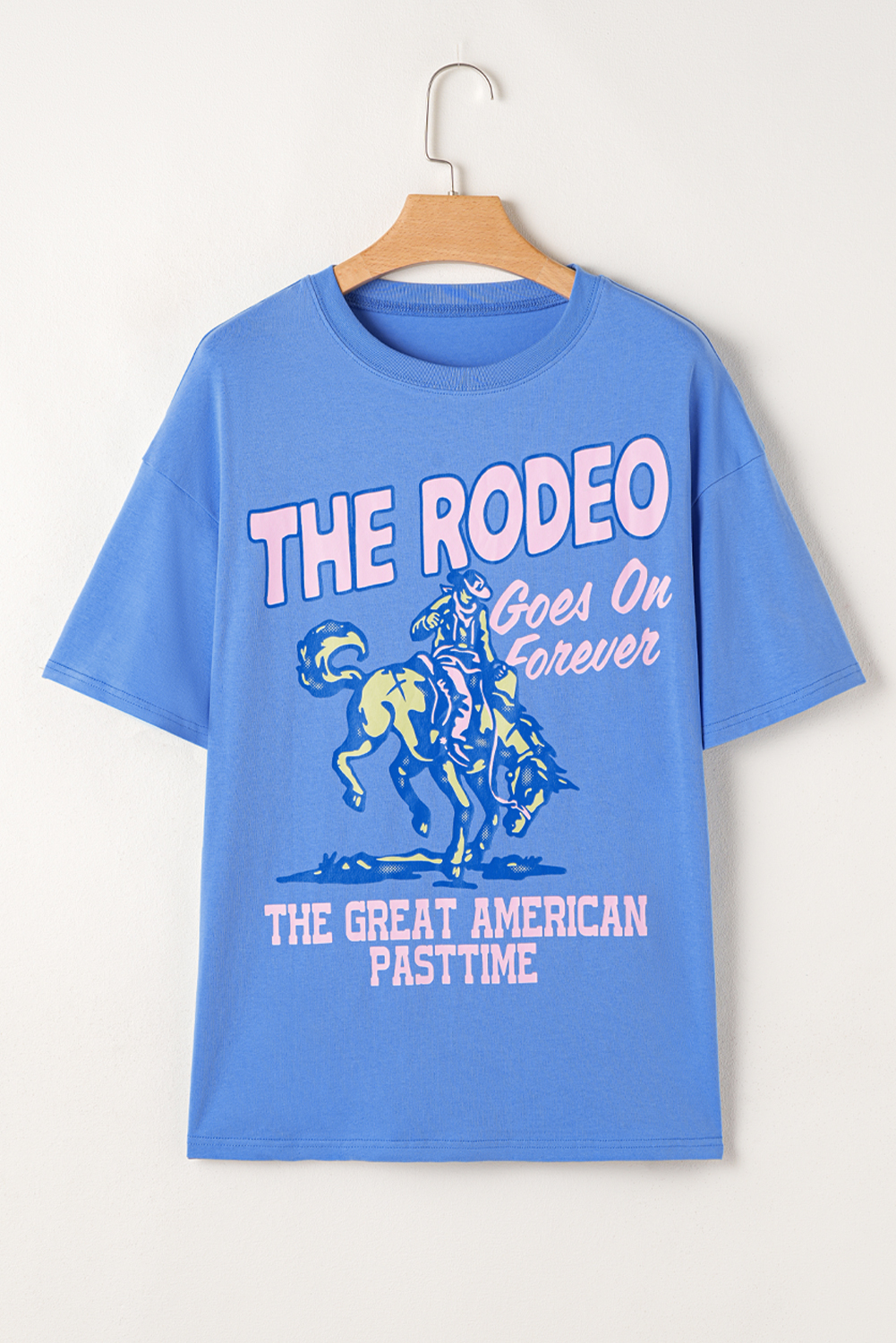 Women's Short Sleeve Graphic Tee, Cotton Blend Western Shirt - Detail View 3 Women's Short Sleeve Graphic Tee, Cotton Blend Western Shirt - Detail View 3