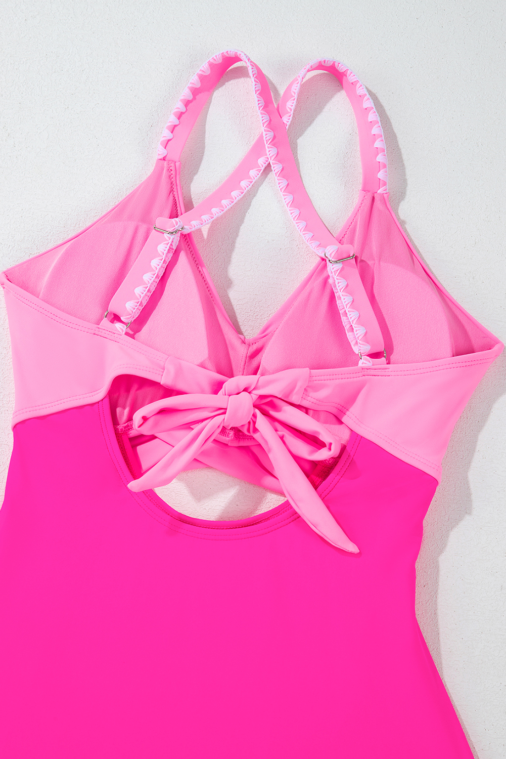 High Waist Cutout One Piece Swimsuit, Flattering V Neck Style - Detail View 14 High Waist Cutout One Piece Swimsuit, Flattering V Neck Style - Detail View 14