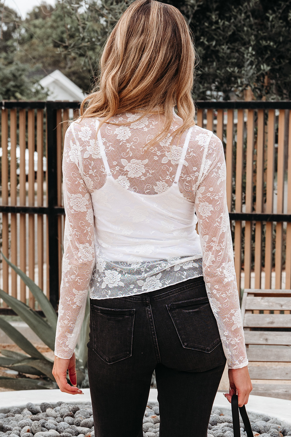 Seductive Slim Fit Long Sleeve Top with High Collar - Perfect for Night Out - Detail View 2 Seductive Slim Fit Long Sleeve Top with High Collar - Perfect for Night Out - Detail View 2