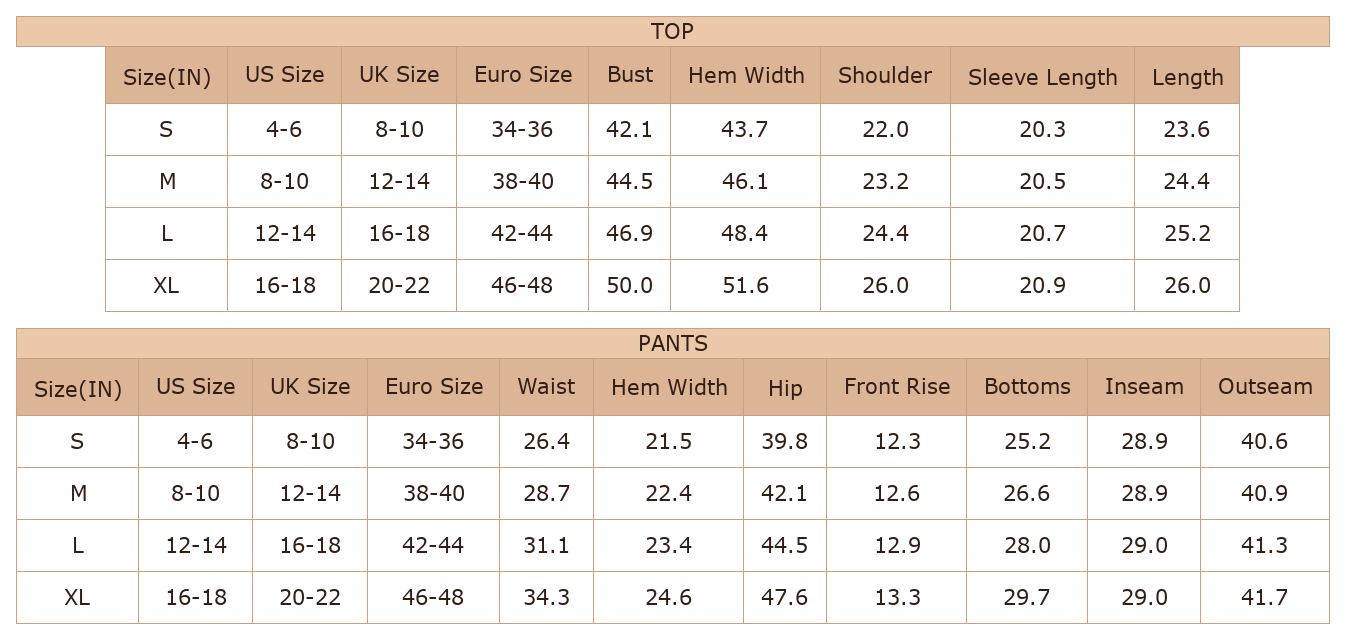 Striped Women's Lounge Set, Casual Daily Home Wear - Size Chart & Details Striped Women's Lounge Set, Casual Daily Home Wear - Size Chart & Details