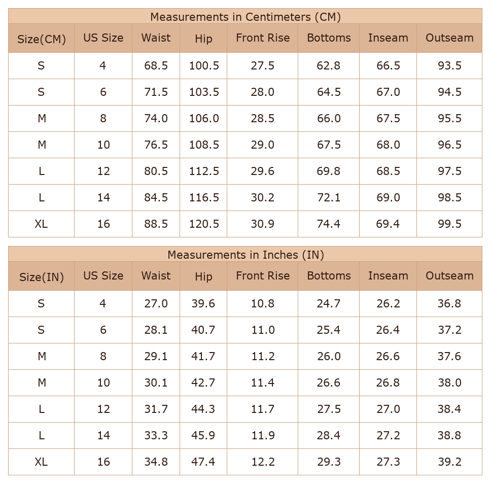Women's Khaki Camo Jeans, Relaxed High Waisted Denim Pants - Size Chart & Details Women's Khaki Camo Jeans, Relaxed High Waisted Denim Pants - Size Chart & Details