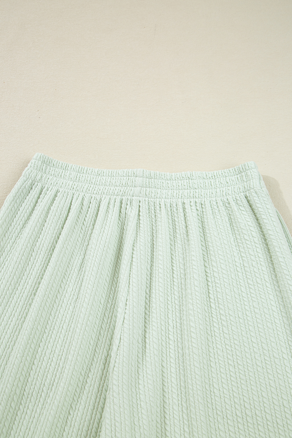 Women's Clothing Set, Clearly Aqua, Textured Shirt, Patched Chest Pocket, High Waist Pants, Casual Style, Fall Outfit, Daily Wear, Outdoor, Vacation, Date Night, Back to School, Comfortable Fashion - Detail View 16 Women's Clothing Set, Clearly Aqua, Textured Shirt, Patched Chest Pocket, High Waist Pants, Casual Style, Fall Outfit, Daily Wear, Outdoor, Vacation, Date Night, Back to School, Comfortable Fashion - Detail View 16