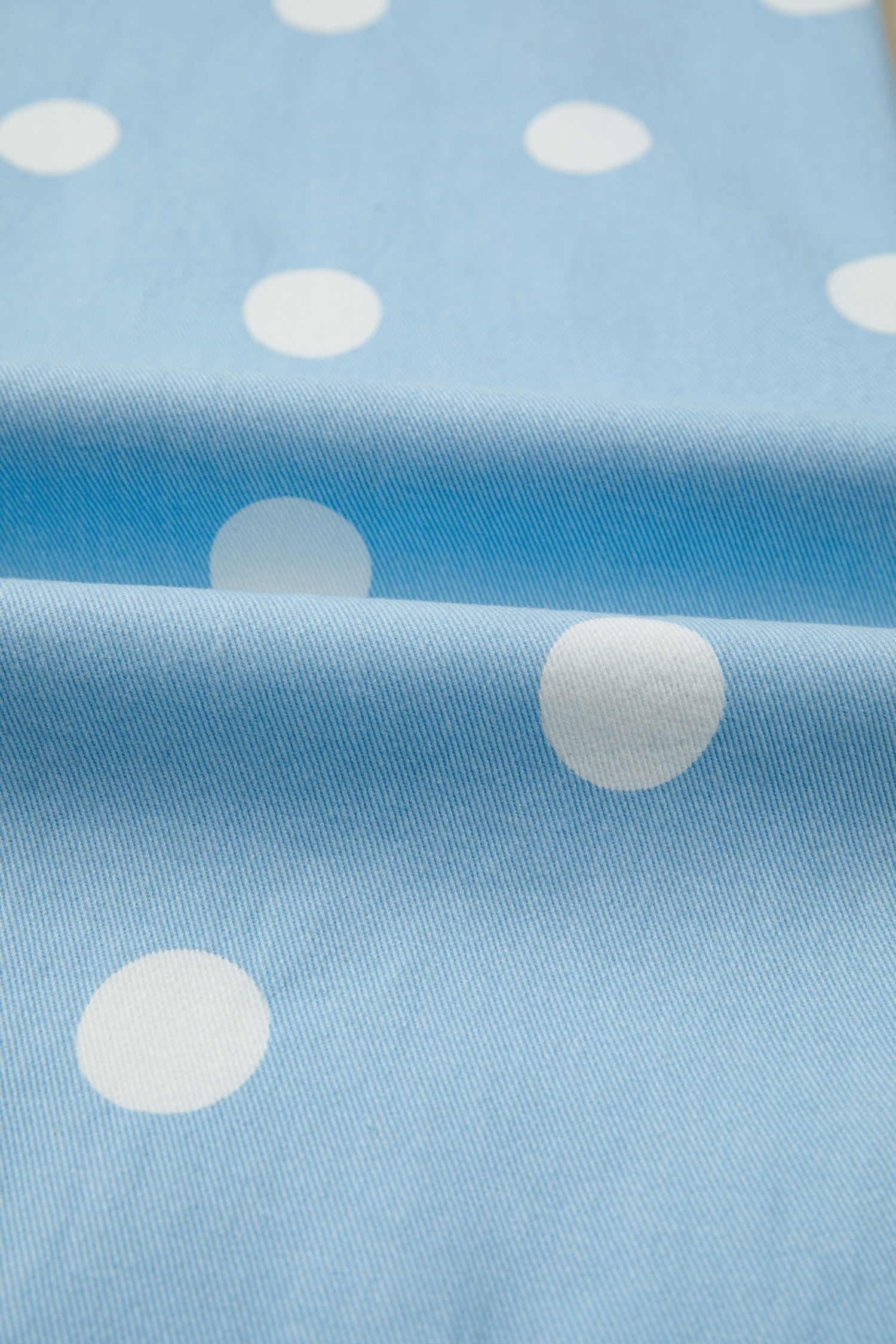 Gift for Her: Women's Sky Blue Polka Dot High Waist Jeans – Comfortable Cotton Blend Denim Pants with Pockets - Detail View 9 Gift for Her: Women's Sky Blue Polka Dot High Waist Jeans – Comfortable Cotton Blend Denim Pants with Pockets - Detail View 9
