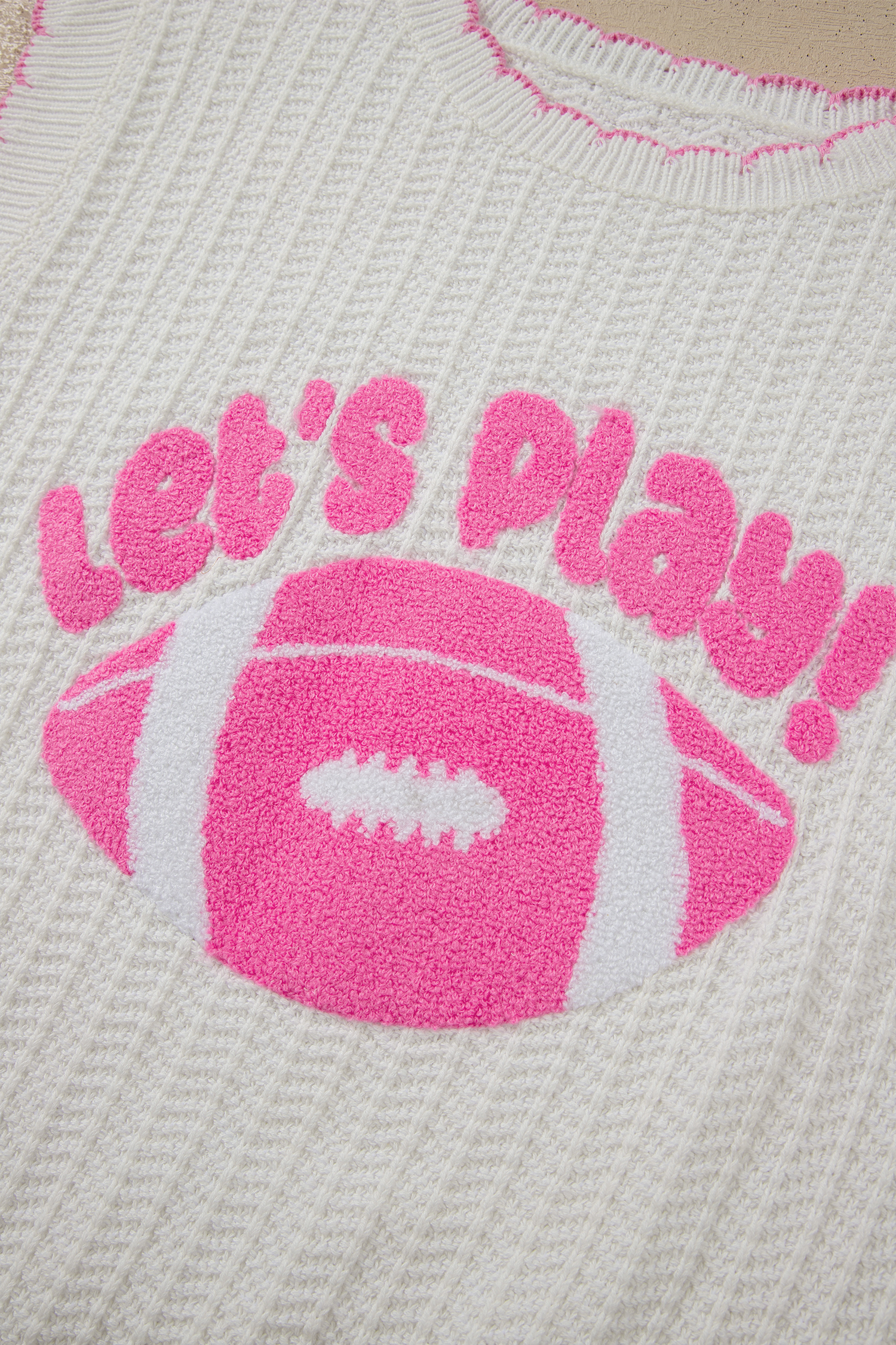 Sporty Women's Knit Rugby Vest – Cute Game Day Gift - Detail View 9 Sporty Women's Knit Rugby Vest – Cute Game Day Gift - Detail View 9