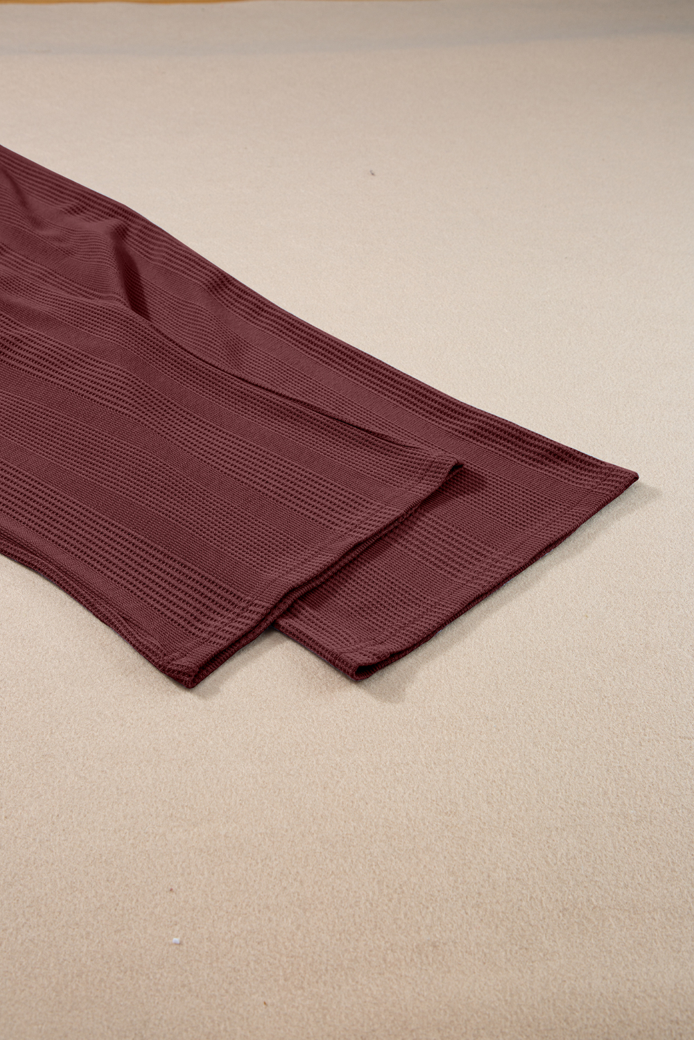 Chic and Comfortable Solid Color Ribbed Lounge Set for Daily Wear - Perfect for Summer - Detail View 11 Chic and Comfortable Solid Color Ribbed Lounge Set for Daily Wear - Perfect for Summer - Detail View 11