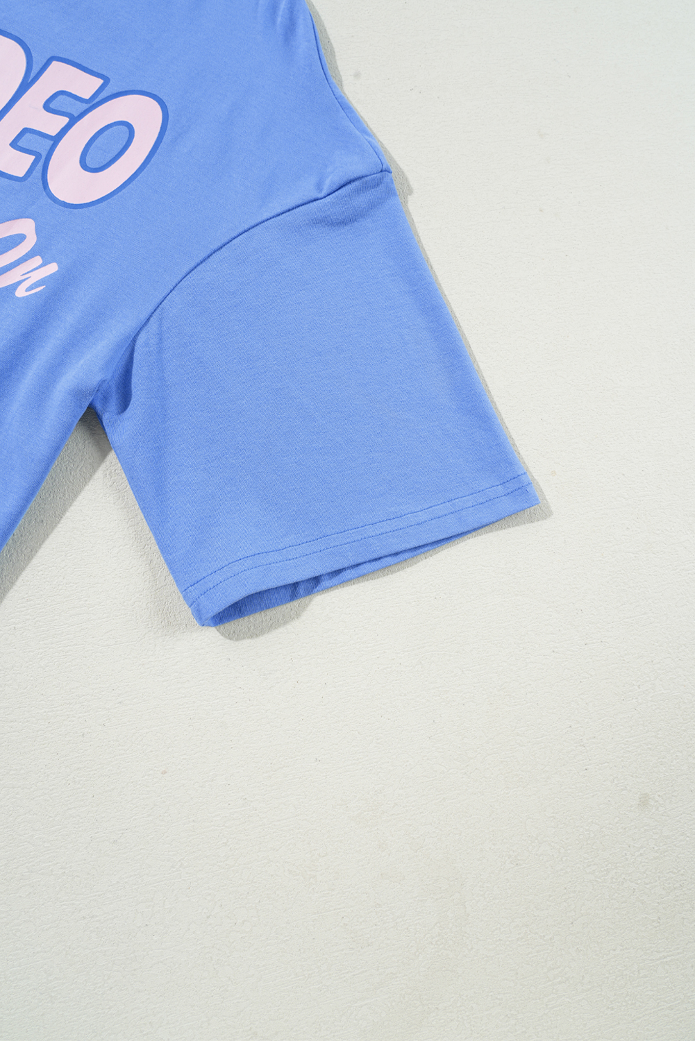 Vintage Style Rodeo Graphic Tee, Women's Relaxed Summer Shirt - Detail View 8 Vintage Style Rodeo Graphic Tee, Women's Relaxed Summer Shirt - Detail View 8