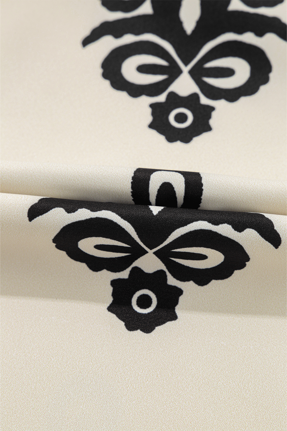 Summer Shift Mini Dress, Geometric Print Round Neck Casual - Detail View 18 Summer Shift Mini Dress, Geometric Print Round Neck Casual - Detail View 18