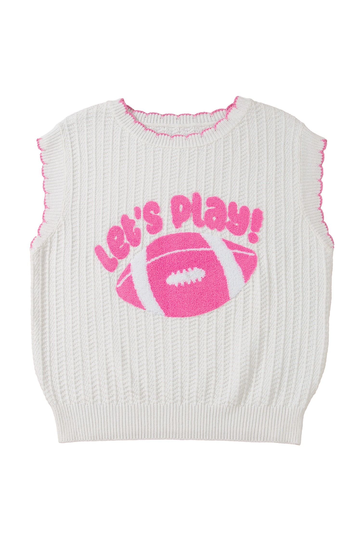 Sporty Women's Knit Rugby Vest – Cute Game Day Gift - Detail View 18 Sporty Women's Knit Rugby Vest – Cute Game Day Gift - Detail View 18