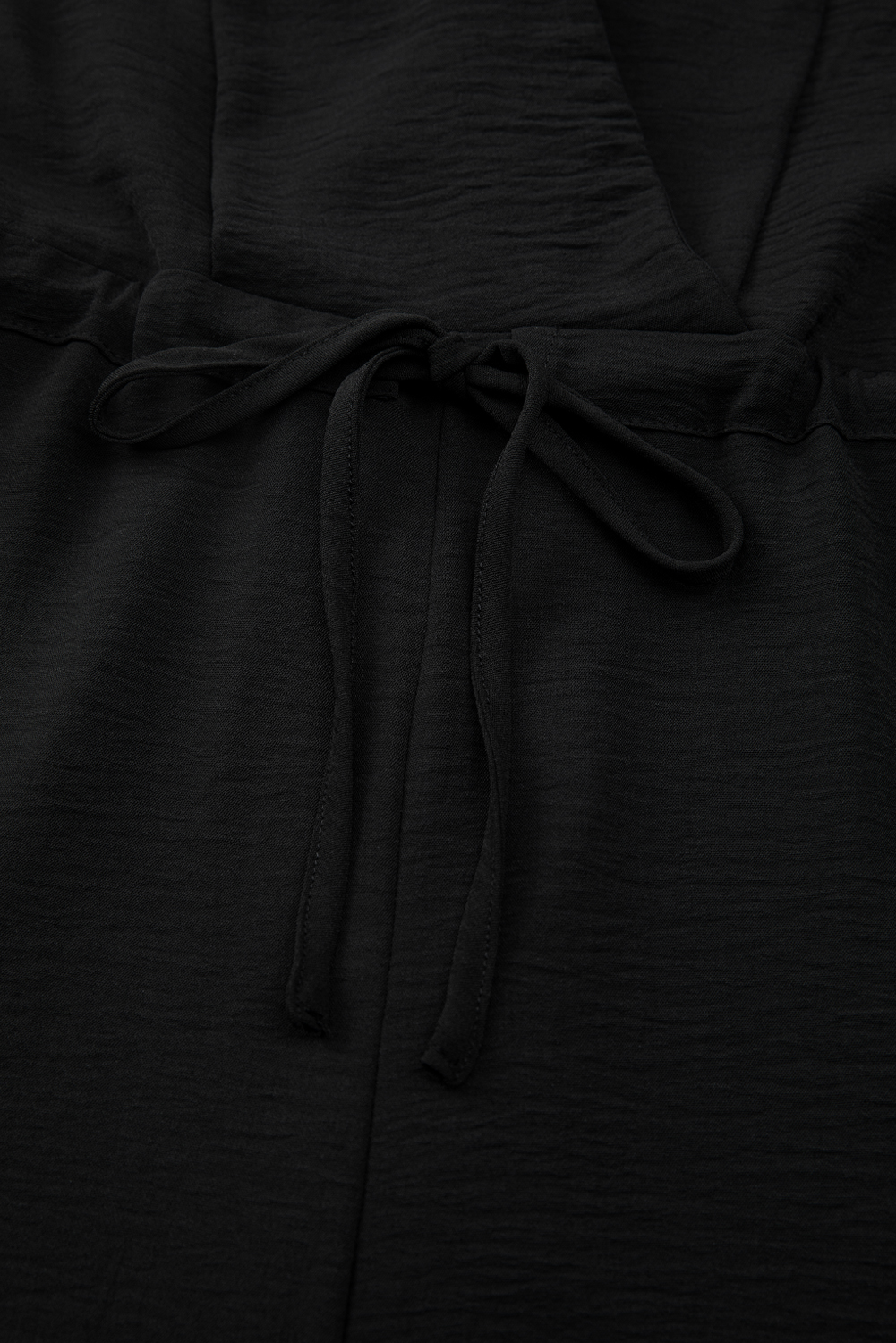 Sleeveless Wide Leg Jumpsuit for Women – Chic Spaghetti Strap Summer Outfit with Zipper Back - Detail View 12 Sleeveless Wide Leg Jumpsuit for Women – Chic Spaghetti Strap Summer Outfit with Zipper Back - Detail View 12
