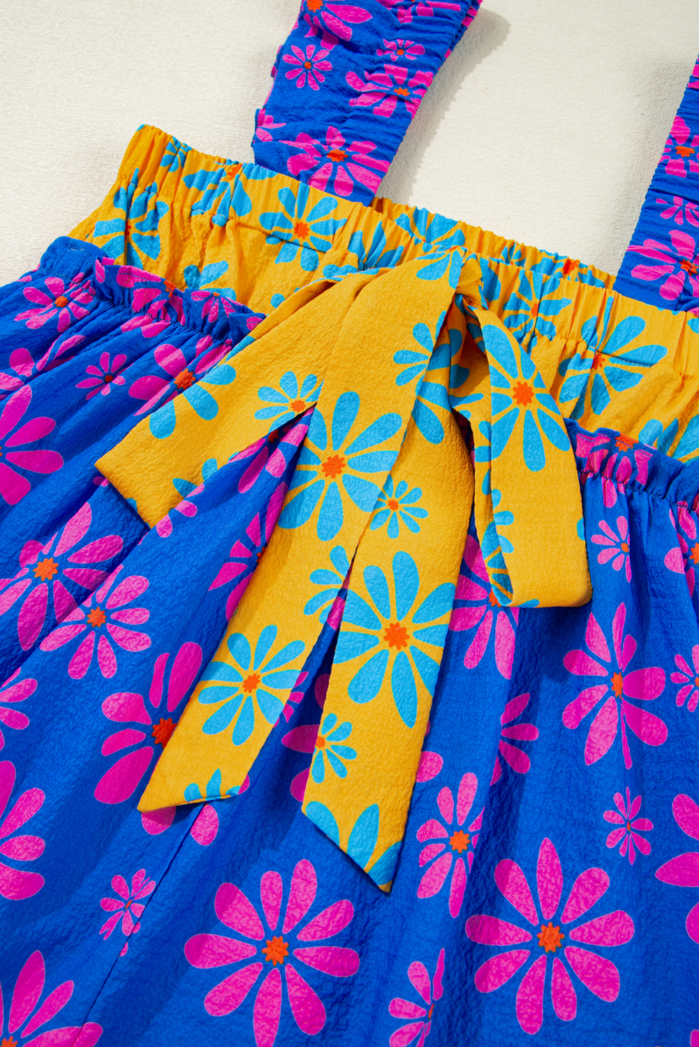 Lightweight and Breezy Floral Tank Top - Perfect for Beach and Outdoor Activities - Detail View 7 Lightweight and Breezy Floral Tank Top - Perfect for Beach and Outdoor Activities - Detail View 7