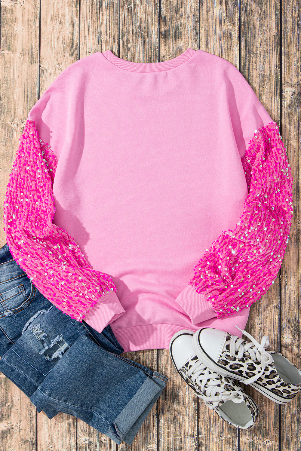 Festive Drop Shoulder Long Sleeve Tee - Shiny Nutcracker Design for Holiday Cheer - Detail View 6 Festive Drop Shoulder Long Sleeve Tee - Shiny Nutcracker Design for Holiday Cheer - Detail View 6