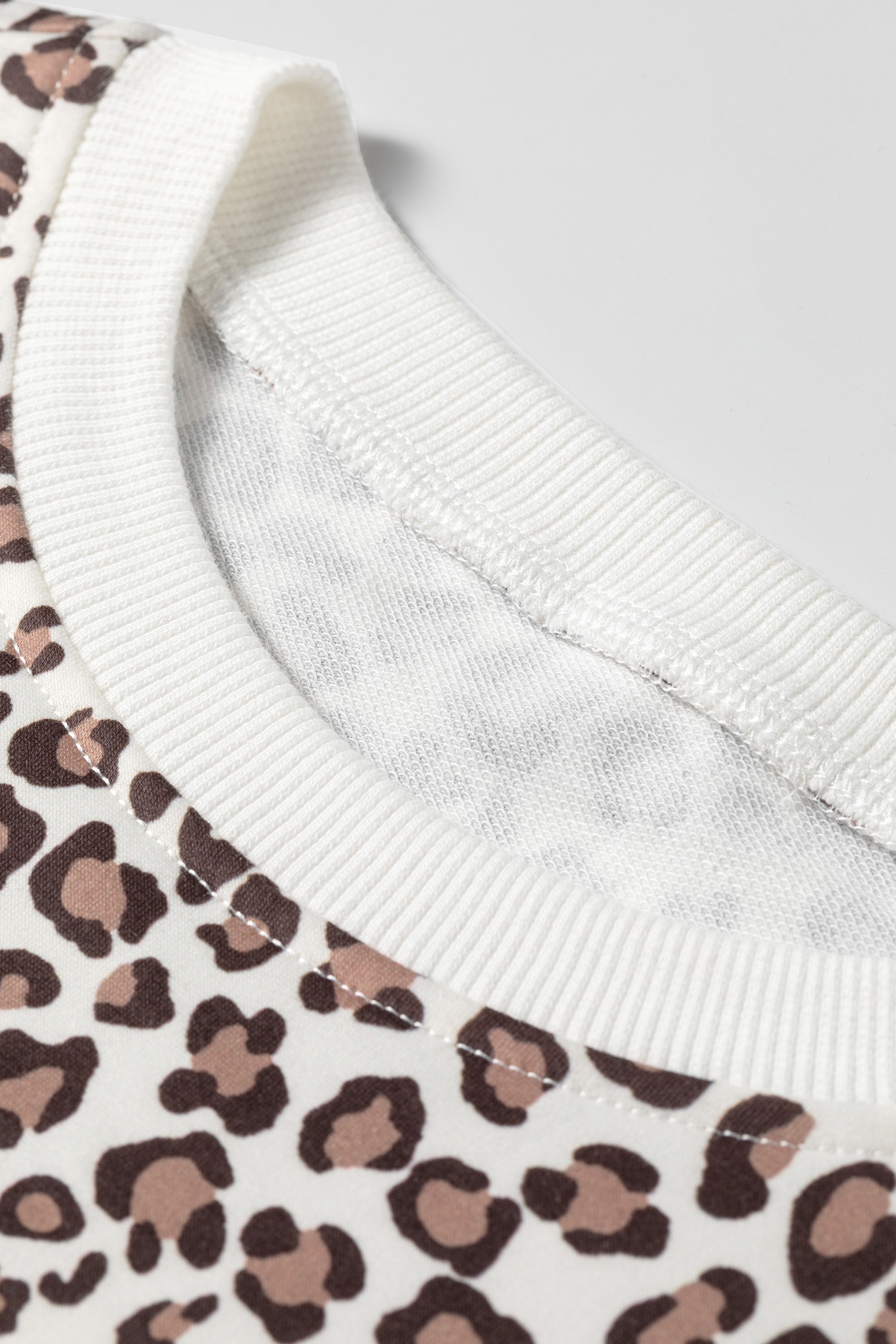Trendy Leopard Print Jogger Set, Comfortable Fall Matching Set - Detail View 11 Trendy Leopard Print Jogger Set, Comfortable Fall Matching Set - Detail View 11