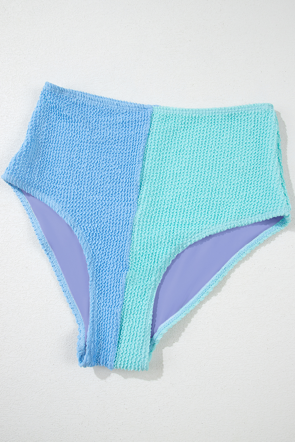 Women's Padded Wire-Free Sky Blue Bikini – Colorblock Design for Active Summer Outings - Detail View 27 Women's Padded Wire-Free Sky Blue Bikini – Colorblock Design for Active Summer Outings - Detail View 27