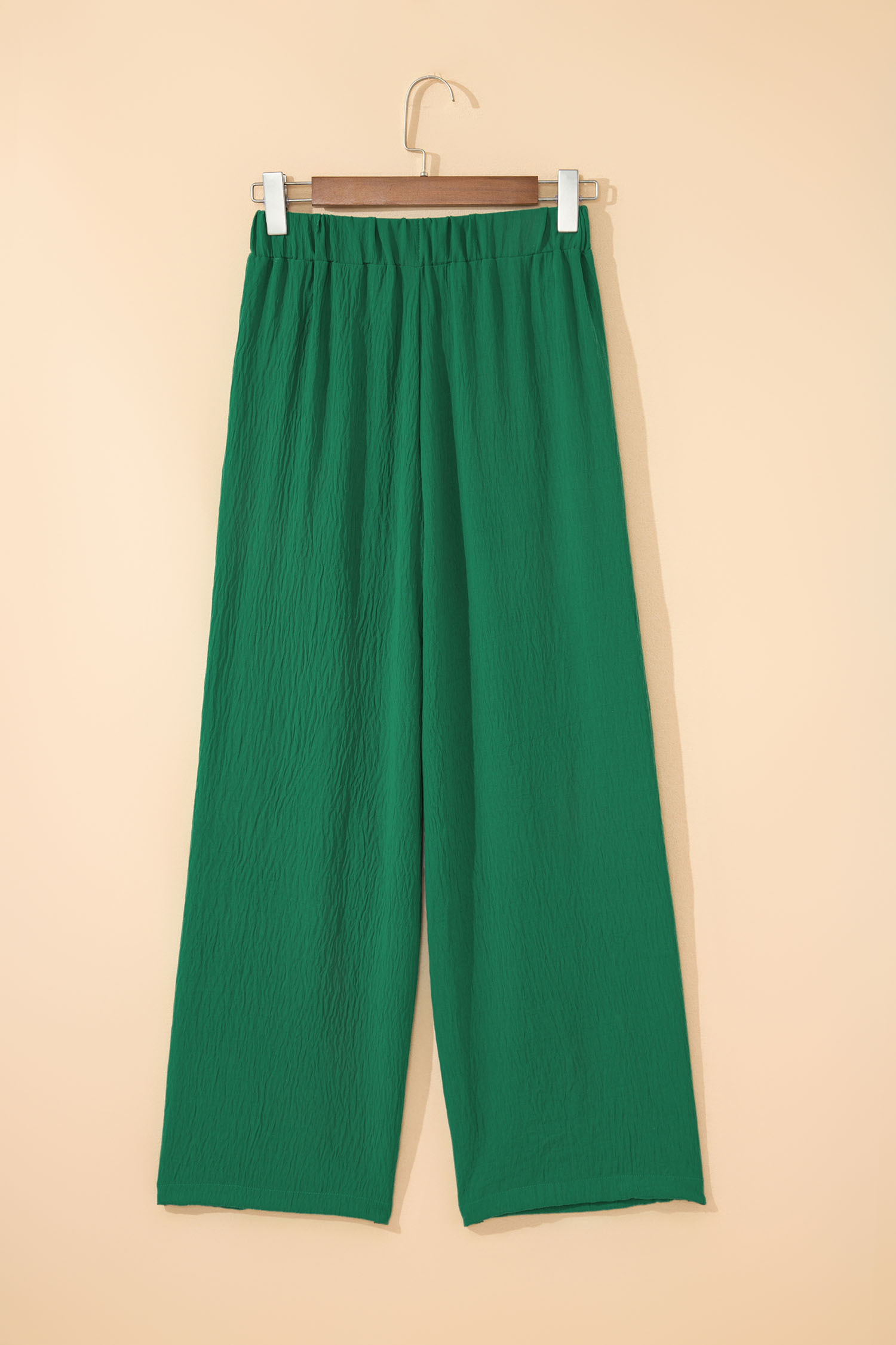 Versatile Evergreen Casual Pants for Women – Textured Fabric and Cross Criss Design for Daily Wear - Detail View 12 Versatile Evergreen Casual Pants for Women – Textured Fabric and Cross Criss Design for Daily Wear - Detail View 12