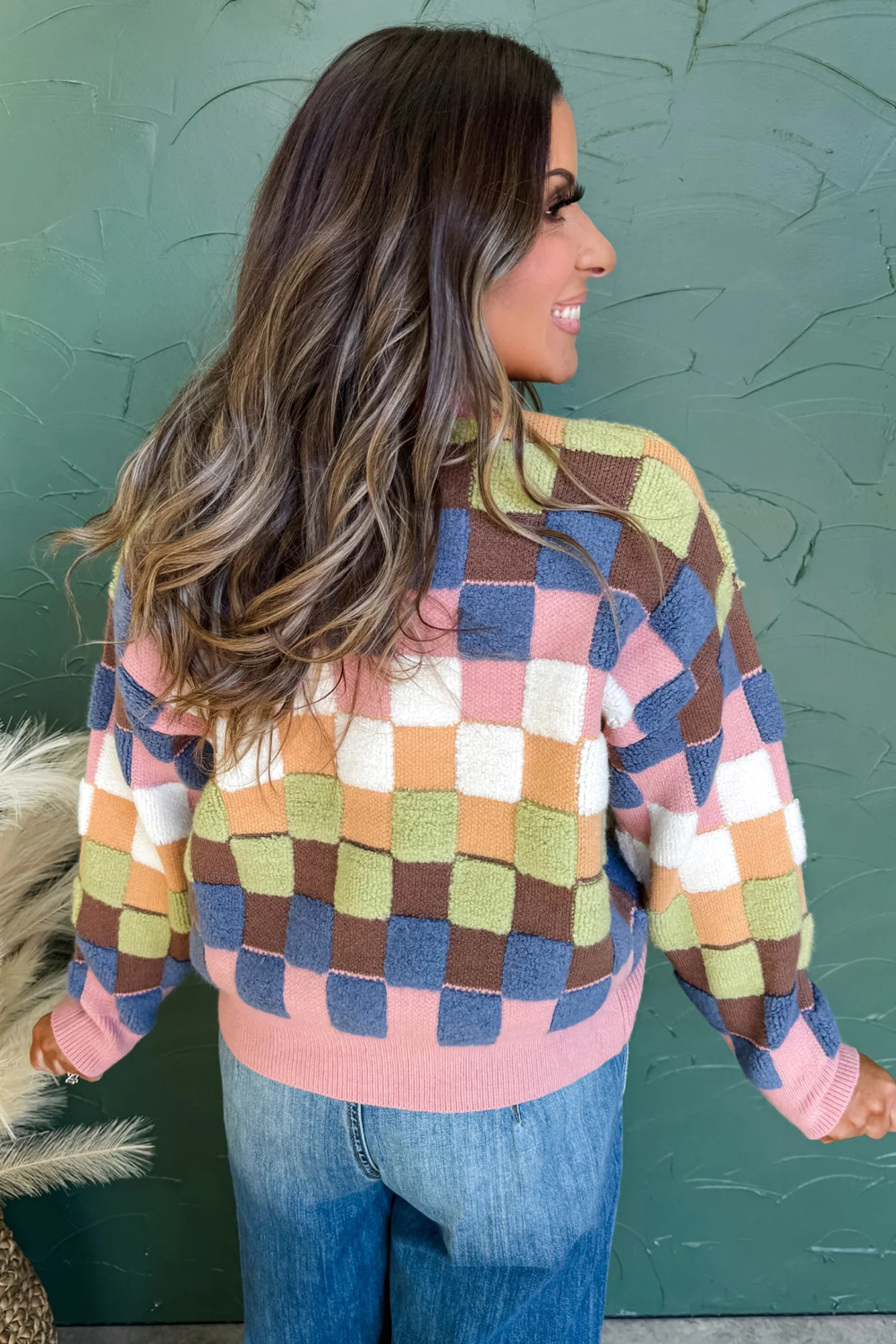 Stylish and Warm Multi-Color Button-Up Sweater - Perfect for Daily Wear - Detail View 3 Stylish and Warm Multi-Color Button-Up Sweater - Perfect for Daily Wear - Detail View 3