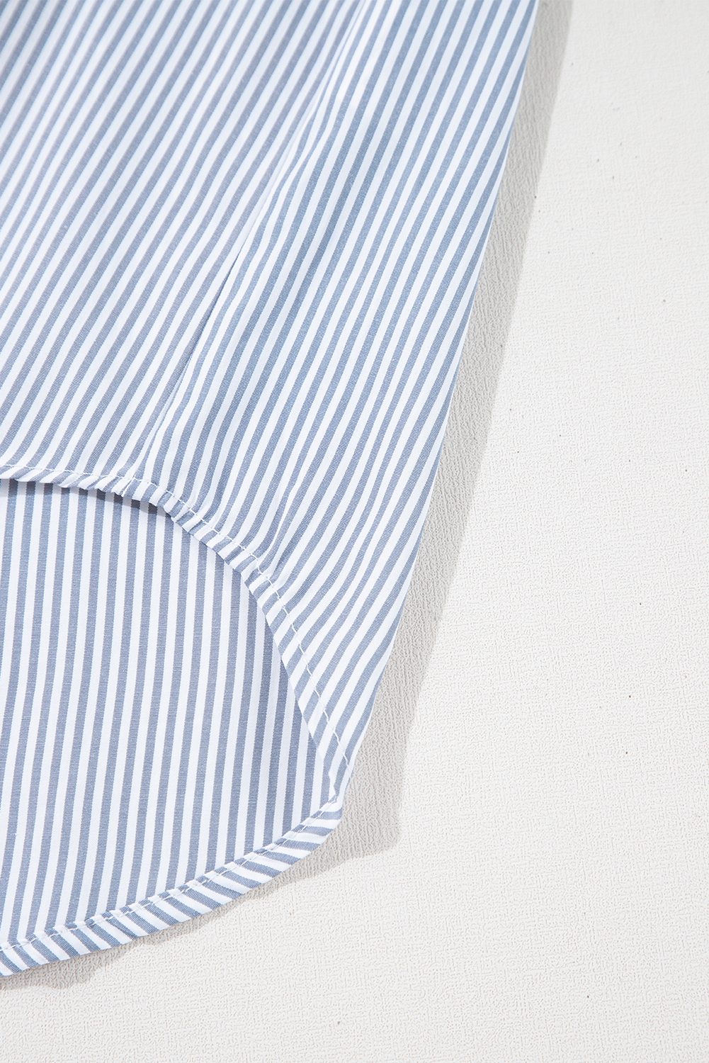 Women's Striped Collar Blouse – Casual Long Sleeve Top - Detail View 11 Women's Striped Collar Blouse – Casual Long Sleeve Top - Detail View 11