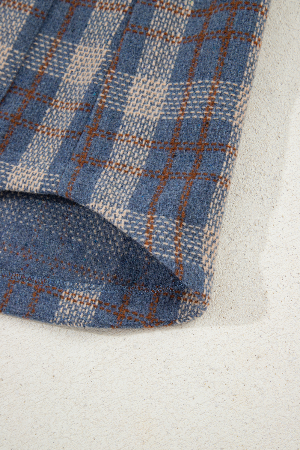 Women's Jacket, Gray Plaid, Corduroy, Patchwork, Collared, Zip Up, Snap Button, Long Sleeve, Western Style, Casual Wear, Fall Fashion, Daily Use, Outdoor Jacket, Vacation Outfit, Back to School - Detail View 12 Women's Jacket, Gray Plaid, Corduroy, Patchwork, Collared, Zip Up, Snap Button, Long Sleeve, Western Style, Casual Wear, Fall Fashion, Daily Use, Outdoor Jacket, Vacation Outfit, Back to School - Detail View 12