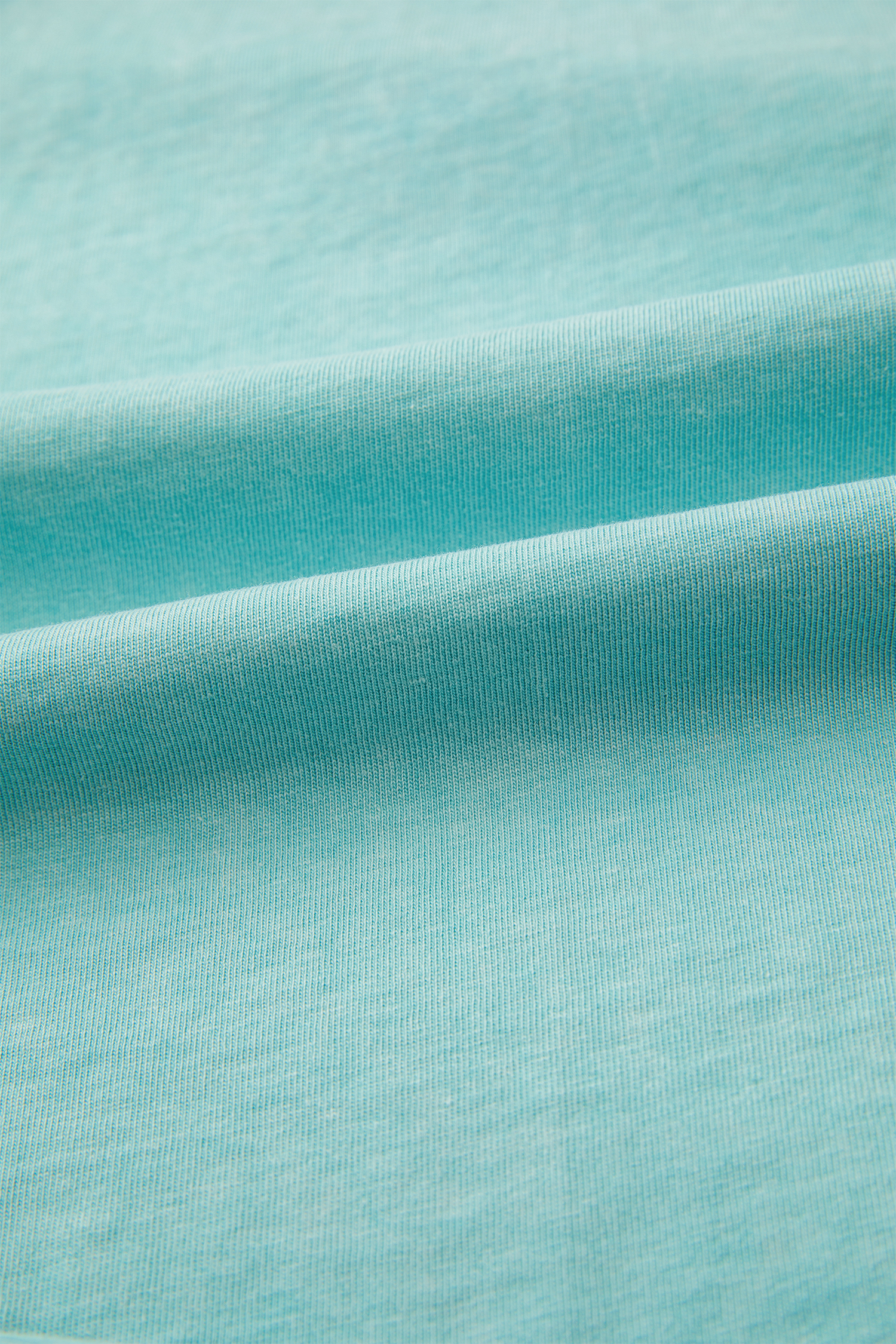 Casual Mint Green Mineral Wash Cropped Tee – Boxy Fit Short Sleeve Top for Daily Outings - Detail View 6 Casual Mint Green Mineral Wash Cropped Tee – Boxy Fit Short Sleeve Top for Daily Outings - Detail View 6