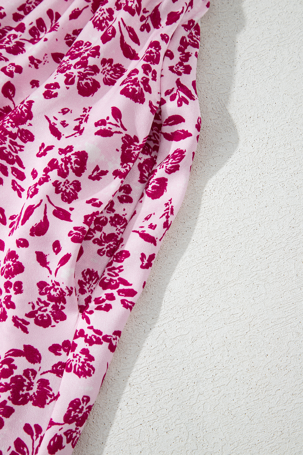Stylish Women's Sleeveless A-Line Maxi Dress in Pink - Perfect for Vacations and Weddings - Detail View 15 Stylish Women's Sleeveless A-Line Maxi Dress in Pink - Perfect for Vacations and Weddings - Detail View 15