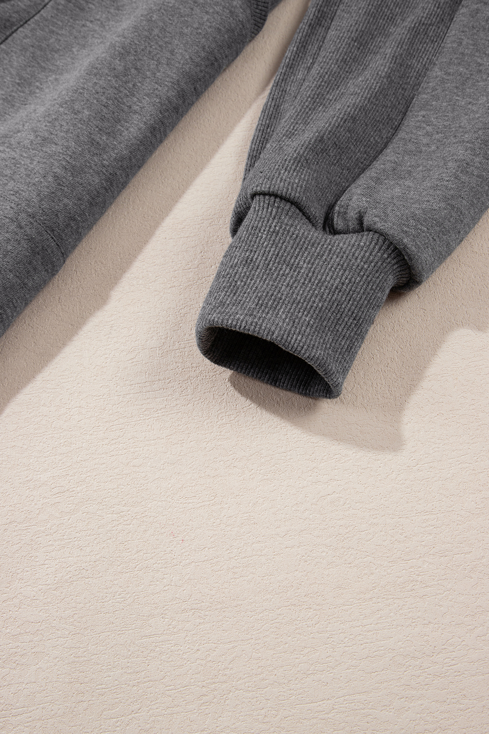 Women's Short Sheath Sweatshirt Dress – Dark Grey Collared Style for Autumn Outings - Detail View 21 Women's Short Sheath Sweatshirt Dress – Dark Grey Collared Style for Autumn Outings - Detail View 21