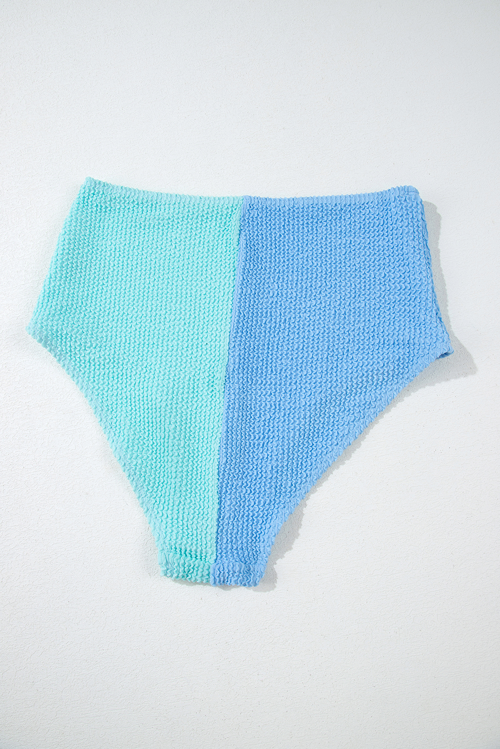 Women's Sky Blue Colorblock Square Neck Bikini for Summer Beach Days - Detail View 43 Women's Sky Blue Colorblock Square Neck Bikini for Summer Beach Days - Detail View 43