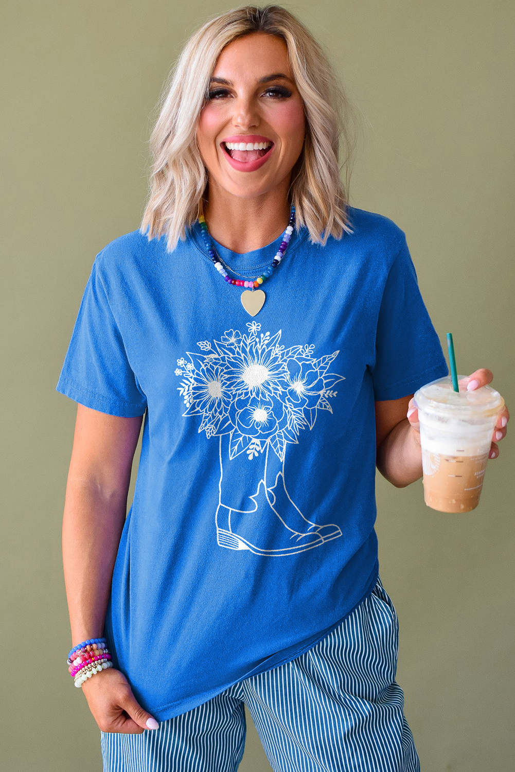 Soft and Breathable Women's Western T-Shirt - Perfect for Daily Wear - Detail View 3 Soft and Breathable Women's Western T-Shirt - Perfect for Daily Wear - Detail View 3