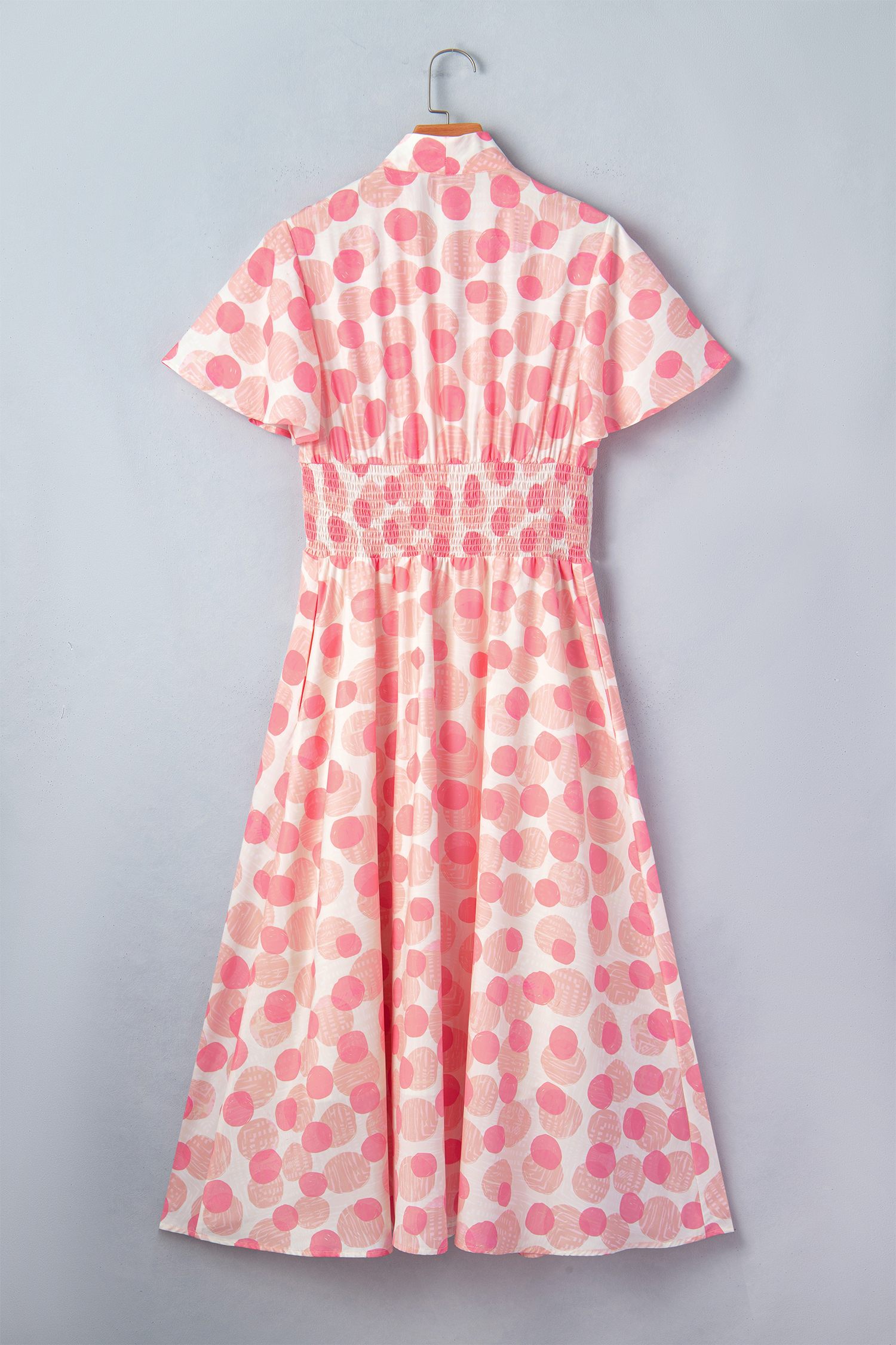 Elegant Women's Polka Dot Maxi Dress – Southern Belle Style High Waist Long Dress for Daily Wear - Detail View 15 Elegant Women's Polka Dot Maxi Dress – Southern Belle Style High Waist Long Dress for Daily Wear - Detail View 15